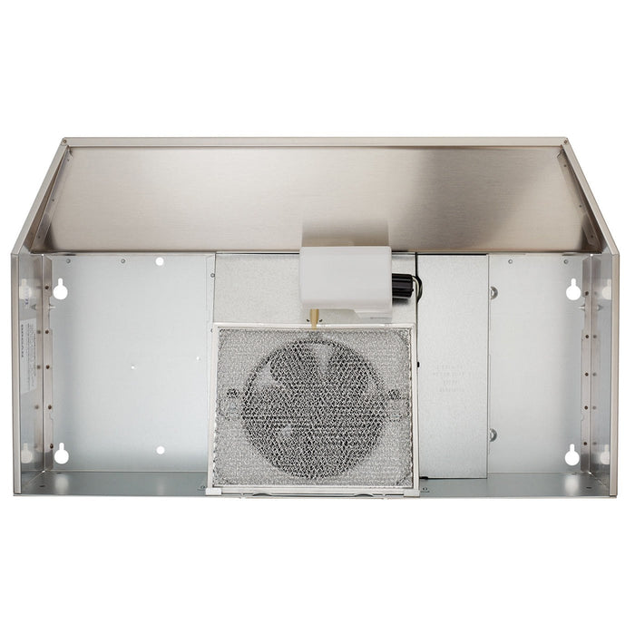 Broan F403604 36" Convertible Under-Cabinet Range Hood, 230 Max Blower CFM, Stainless Steel