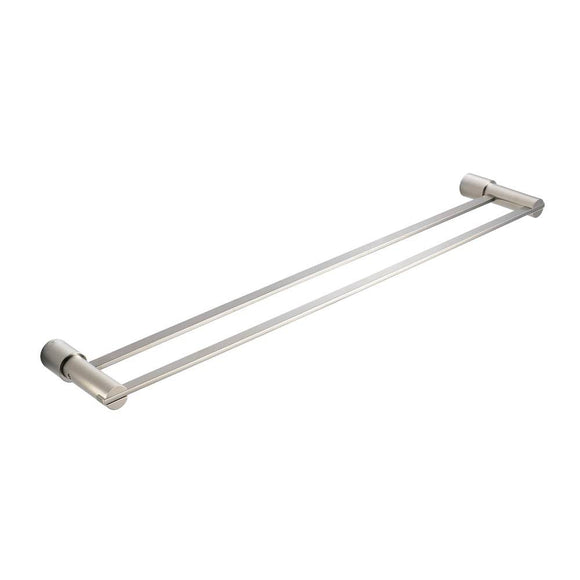 Fresca FAC0140BN Magnifico 25" Double Towel Bar - Brushed Nickel - Double, Brushed Nickel, Ground Shipping