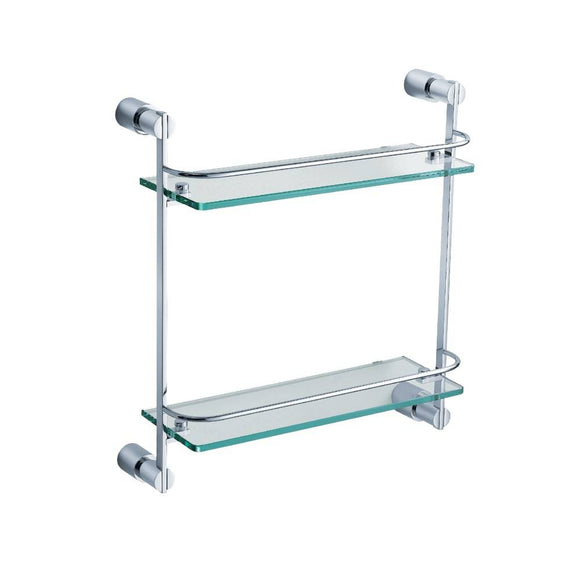 Fresca FAC0146 Magnifico 2 Tier Glass Shelf - Chrome - Chrome, Ground Shipping