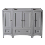 Fresca FCB20-122412GR Oxford 48" Gray Traditional Bathroom Cabinets