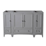 Fresca FCB20-123012GR Oxford 54" Gray Traditional Bathroom Cabinets
