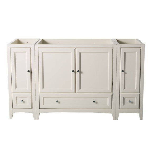 Fresca FCB20-123612AW Oxford 60" Antique White Traditional Bathroom Cabinets