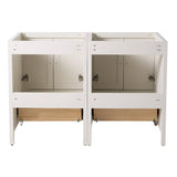 Fresca FCB20-2424AW Oxford 48" Antique White Traditional Double Sink Bathroom Cabinets