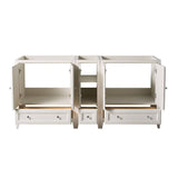 Fresca FCB20-301230AW Oxford 71" Antique White Traditional Double Sink Bathroom Cabinets