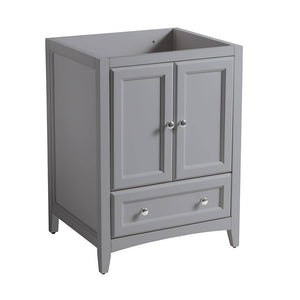 Fresca FCB2024GR Oxford 24" Gray Traditional Bathroom Cabinet