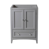 Fresca FCB2024GR Oxford 24" Grey Traditional Bathroom Cabinet