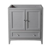 Fresca FCB2030GR Oxford 30" Grey Traditional Bathroom Cabinet