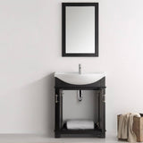 Fresca FCB2303BL-I Hartford 30" Black Traditional Bathroom Vanity