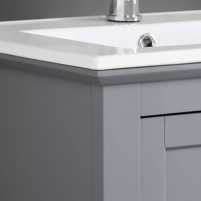 Fresca FCB2304GR-I Manchester 24" Gray Traditional Bathroom Vanity