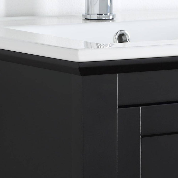 Fresca FCB2305BL-I Manchester 30" Black Traditional Bathroom Vanity
