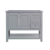 Fresca FCB2340GR Manchester 42" Gray Traditional Bathroom Cabinet