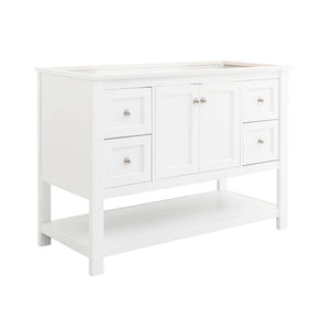 Fresca FCB2348WH Manchester 48" White Traditional Bathroom Cabinet