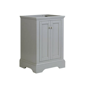 Fresca FCB2424GRV Windsor 24" Gray Textured Traditional Bathroom Cabinet