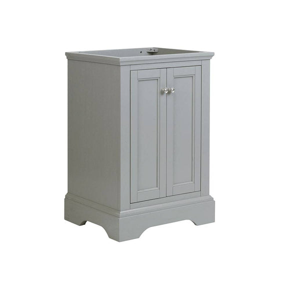 Fresca FCB2424GRV Windsor 24" Gray Textured Traditional Bathroom Cabinet