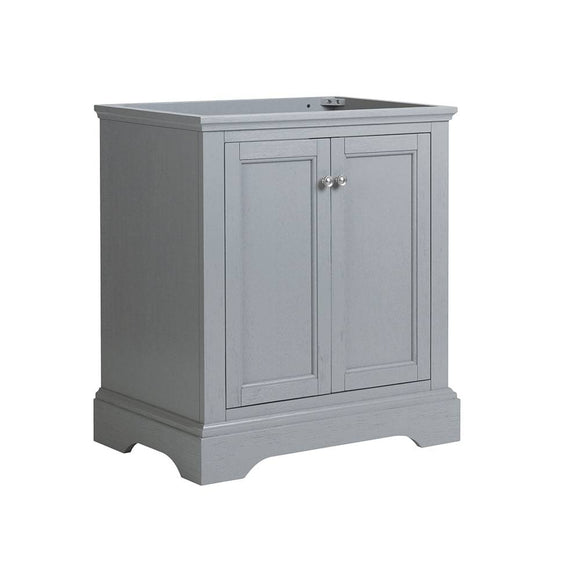 Fresca FCB2430GRV Windsor 30" Gray Textured Traditional Bathroom Cabinet