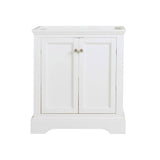 Fresca FCB2430WHM Windsor 30" Matte White Traditional Bathroom Cabinet