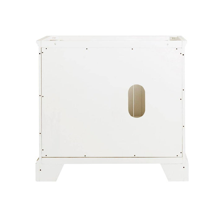 Fresca FCB2436WHM Windsor 36" Matte White Traditional Bathroom Cabinet