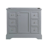 Fresca FCB2440GRV Windsor 40" Gray Textured Traditional Bathroom Cabinet