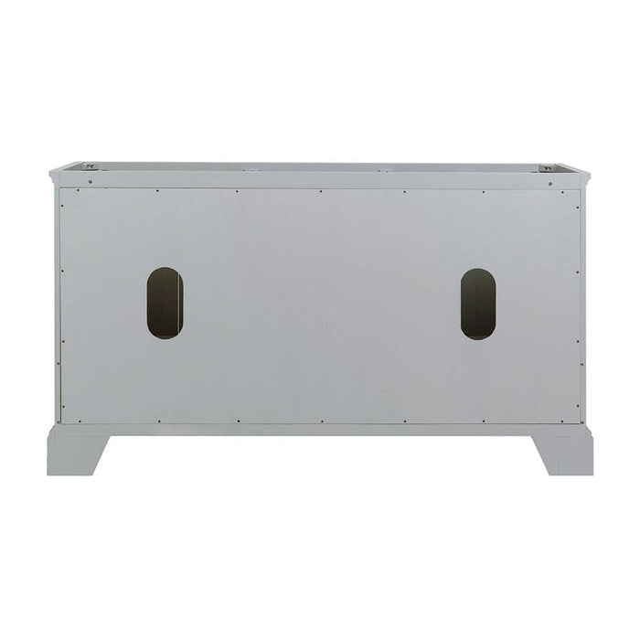Fresca FCB2460GRV Windsor 60" Gray Textured Traditional Double Sink Bathroom Cabinet