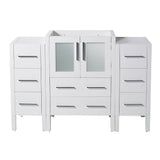 Fresca FCB62-122412WH Torino 48" White Modern Bathroom Cabinets