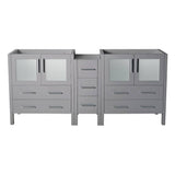 Fresca FCB62-301230GR Torino 72" Grey Modern Bathroom Cabinets