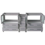 Fresca FCB62-301230GR Torino 72" Grey Modern Bathroom Cabinets