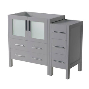 Fresca FCB62-3012GR Torino 42" Grey Modern Bathroom Cabinet