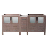 Fresca FCB62-361236GO Torino 83" Gray Oak Modern Bathroom Cabinet