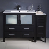 Fresca FCB62-3612ES-I Torino 48" Espresso Modern Bathroom Cabinets with Integrated Sink