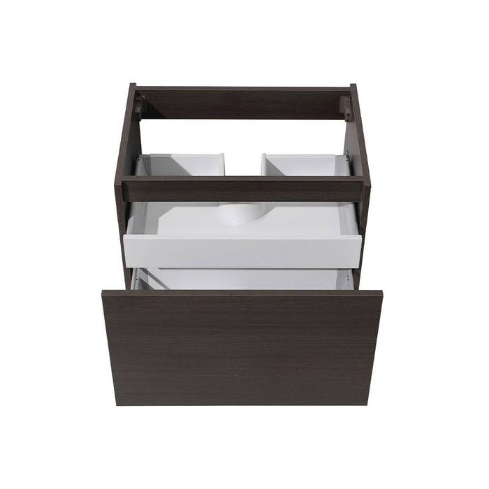 Fresca FCB8007GO Mezzo 30" Gray Oak Wall Hung Modern Bathroom Cabinet