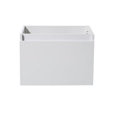 Fresca FCB8007WH Mezzo 30" White Wall Hung Modern Bathroom Cabinet