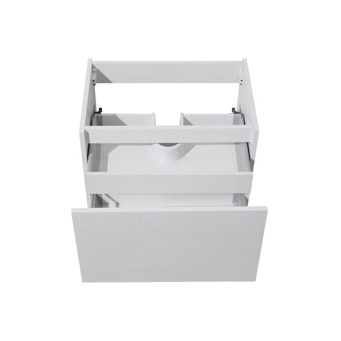 Fresca FCB8007WH Mezzo 30" White Wall Hung Modern Bathroom Cabinet