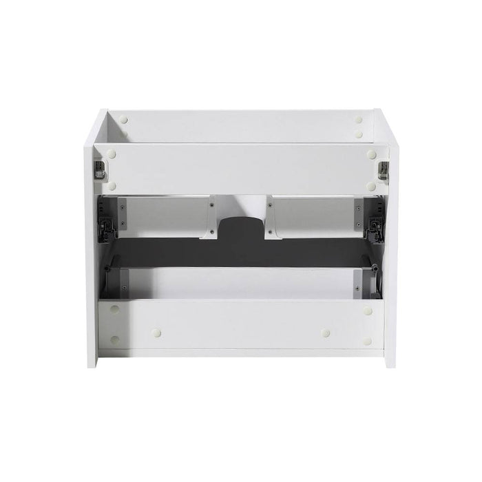 Fresca FCB8007WH Mezzo 30" White Wall Hung Modern Bathroom Cabinet