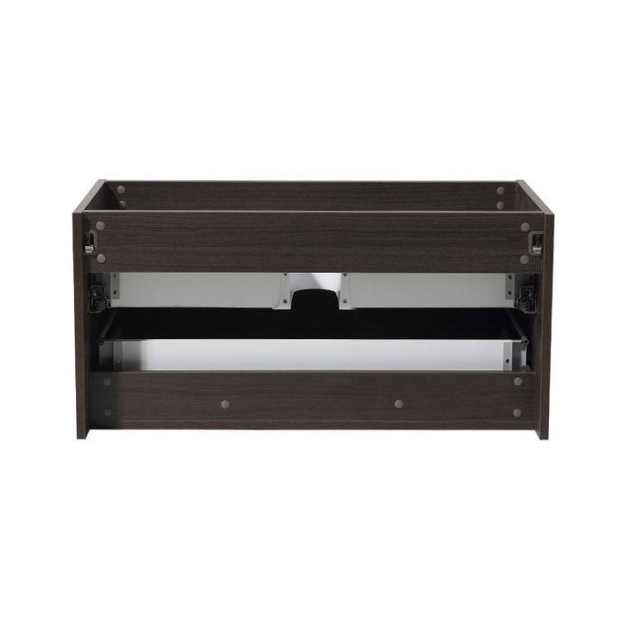 Fresca FCB8008GO Mezzo 36" Gray Oak Wall Hung Modern Bathroom Cabinet