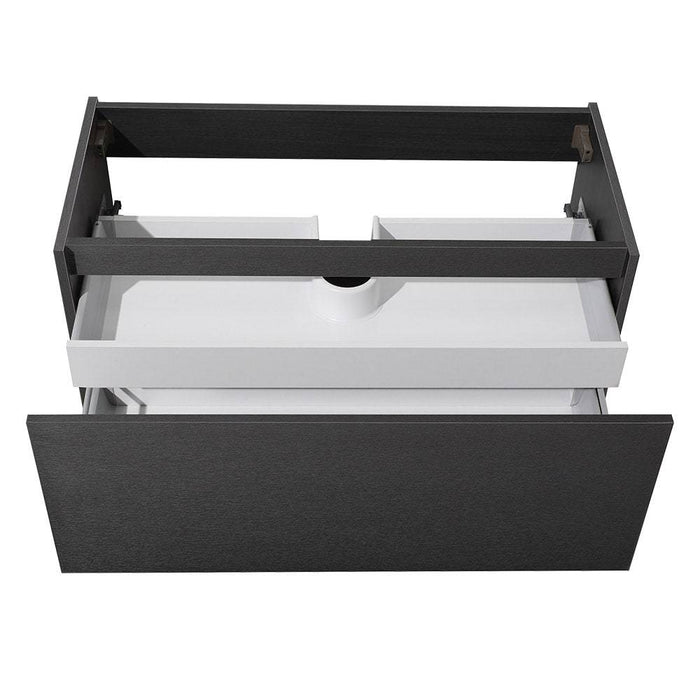 Fresca FCB8010BW Mezzo 39" Black Modern Bathroom Cabinet