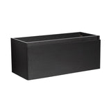 Fresca FCB8011BW Mezzo 48" Black Wall Hung Modern Bathroom Cabinet