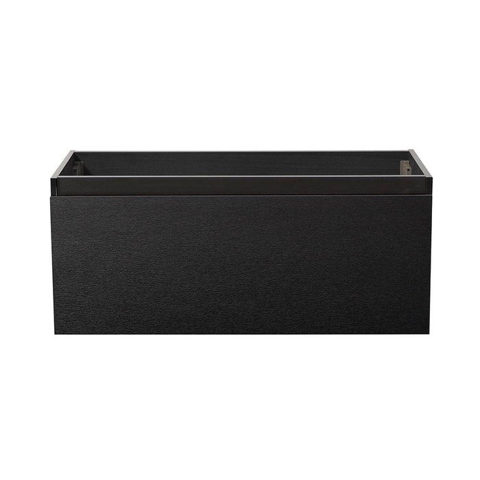 Fresca FCB8011BW Mezzo 48" Black Wall Hung Modern Bathroom Cabinet