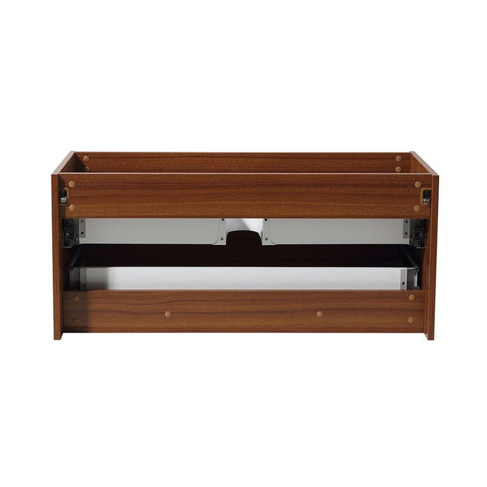 Fresca FCB8011TK Mezzo 48" Teak Wall Hung Modern Bathroom Cabinet