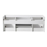 Fresca FCB8013WH Opulento 54" White Modern Double Sink Cabinet