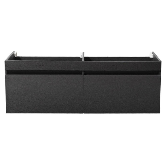 Fresca FCB8040BW Largo 57" Black Modern Bathroom Cabinet