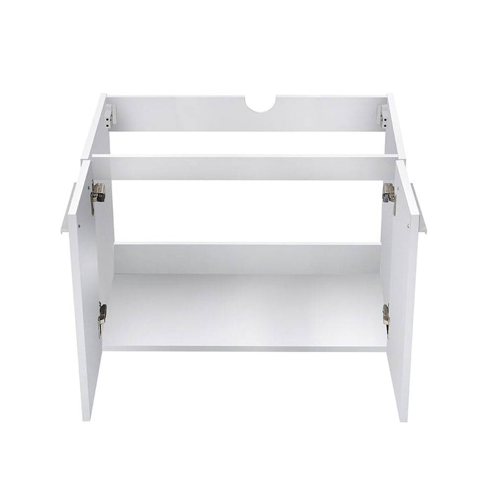 Fresca FCB8089WH Vista 30" White Wall Hung Modern Bathroom Cabinet