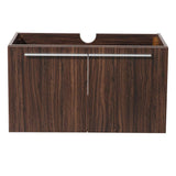 Fresca FCB8090GW Vista 36" Walnut Modern Bathroom Cabinet