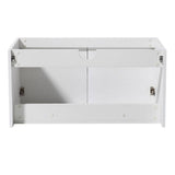 Fresca FCB8090WH Vista 36" White Modern Bathroom Base Cabinet