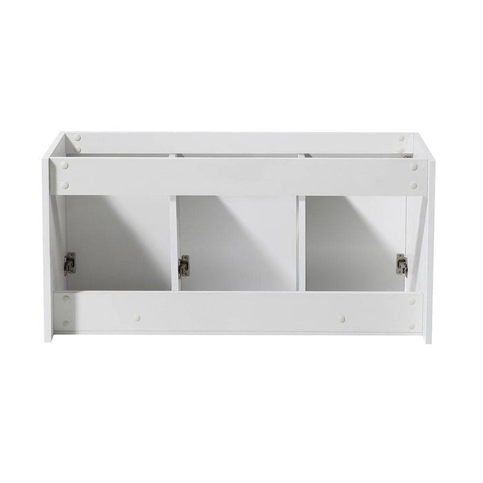 Fresca FCB8092WH Vista 48" White Wall Hung Modern Bathroom Cabinet
