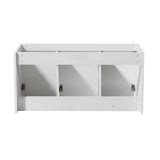 Fresca FCB8092WH Vista 48" White Wall Hung Modern Bathroom Cabinet