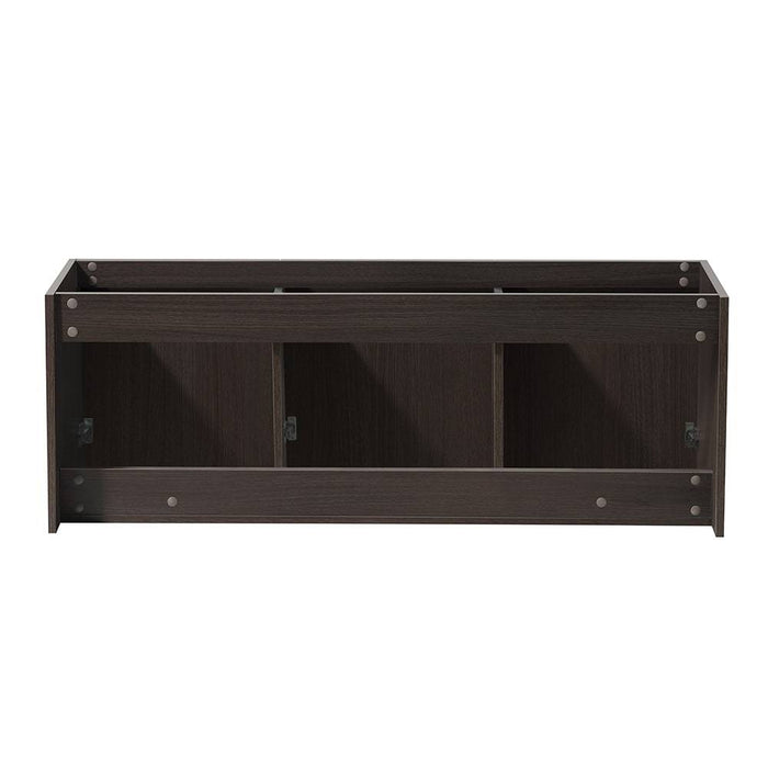 Fresca FCB8093GO Vista 60" Gray Oak Wall Hung Single Sink Modern Bathroom Cabinet