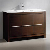 Fresca FCB8148WG-I Allier 48" Wenge Brown Modern Bathroom Cabinet with Sink