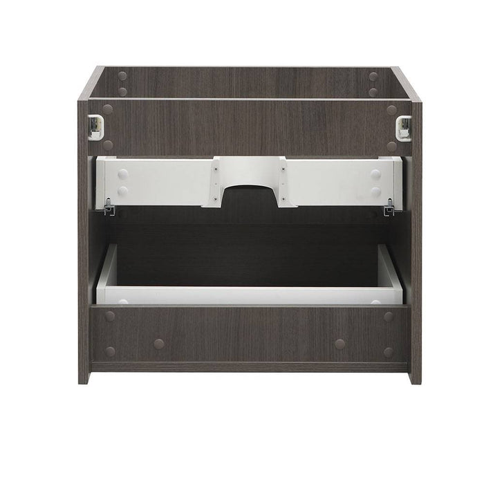 Fresca FCB8324GO Valencia 24" Gray Oak Wall Hung Modern Bathroom Cabinet