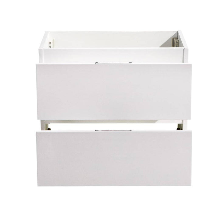 Fresca FCB8324WH Valencia 24" Glossy White Wall Hung Modern Bathroom Cabinet