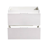 Fresca FCB8324WH Valencia 24" Glossy White Wall Hung Modern Bathroom Cabinet